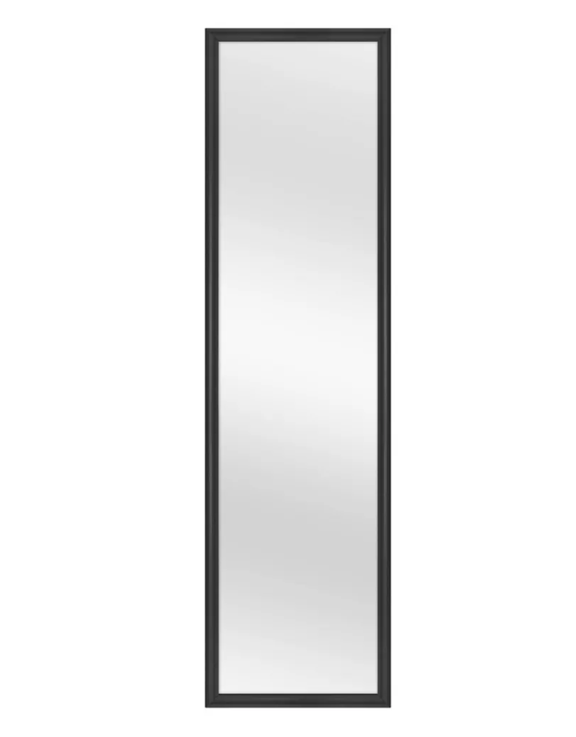 Framed Door Mirror - Black