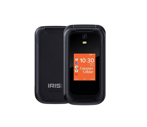 Consumer Cellular Iris Flip (8GB) Smartphone - Black