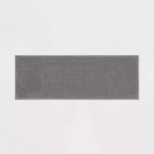 Load image into Gallery viewer, 20&quot;x58&quot; Everyday Chenille Bath Runner Dark Gray
