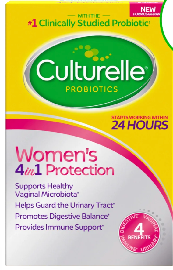Culturelle Probiotics Women’s 4-in-1 Protection Capsules 30ct.