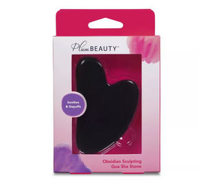 Plum Beauty Obsidian Gua Sha Stone