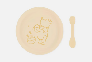 Silicone Plate + Spoon Set: Winnie The Pooh