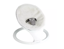 Load image into Gallery viewer, Munchkin Premium Ultra-Soft Faux Fur Baby Swing Cover  - White
