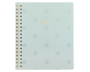 Sugar Paper Essentials 160pg Ruled Notebook 9.5"x8.125" Dusty Blue