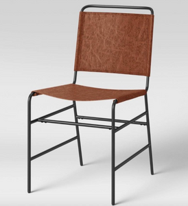 Ward Sling Metal Dining Chair - Caramel