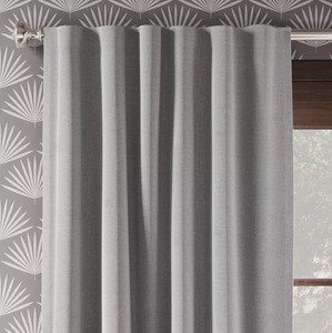 50"x63" 2pk Aruba Blackout Curtain Panels - Gray