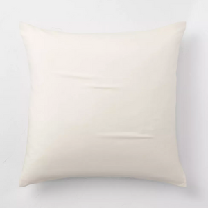 Euro Lyocell Cotton Blend Comforter Sham - Cream