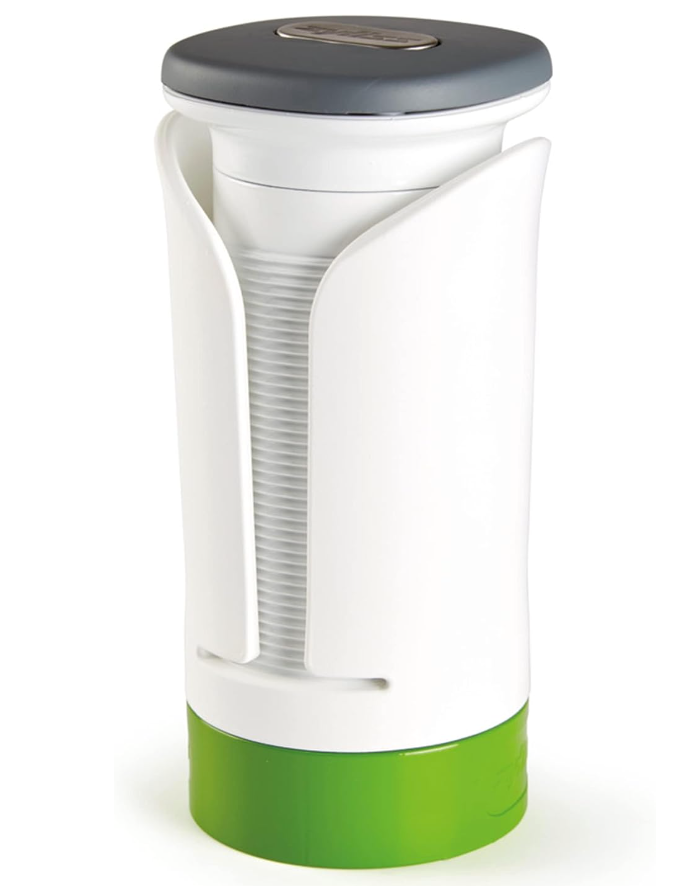 Zyliss Spiralizer - Vegetable Spiralizer & Slicer - Kitchen Tool & Gadget for Cooking - Manual Vegetable Slicer - Dishwasher Safe - White/Green