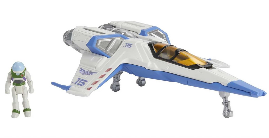 Disney Pixar Lightyear Hyperspeed Series XL-15 Spaceship with Mini Buzz Lightyear Figure