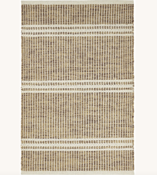 Malta Handwoven Wool Rug Natural 2'x3'