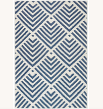 Load image into Gallery viewer, Cleo Navy Machine Washable Rug 2&#39;x3&#39;
