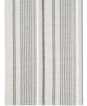 Load image into Gallery viewer, Gradation Ticking Cotton Area Rug - 4&#39; x 6&#39; Grey - Striped Handwoven Accent Rug
