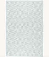 Load image into Gallery viewer, Herringbone Machine Washable Rug Swedish Blue 3&#39;x5&#39;
