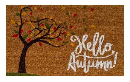 "Hello Autumn" Doormat