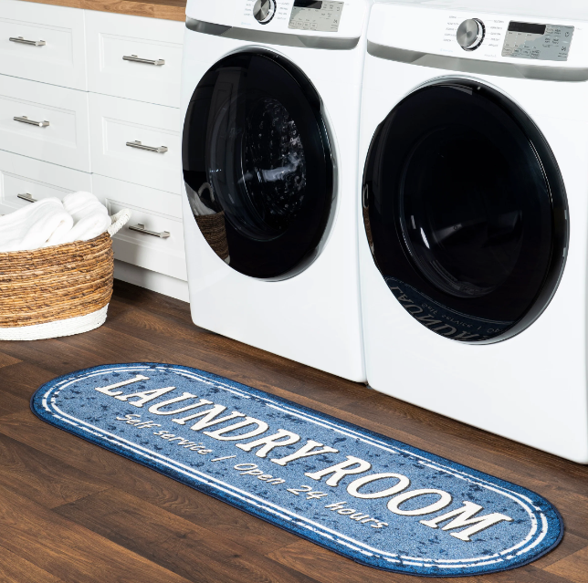 Graphic Machine Washable Laundry Mat 20