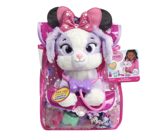 Disney Junior Minnie Mouse On-the-Go Pet Vet Backpack