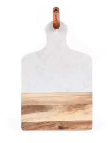 Stone & Clay Marble and Wood Cheese Board