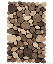 Load image into Gallery viewer, Contemporary Handmade Wool Pebbles Cobblestone Rug 8' 6" x 11' 6"
