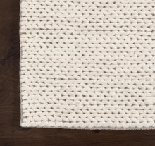 Load image into Gallery viewer, Penelope Wool Braided Handmade Area Rug, Off White 8&#39;x10&#39;
