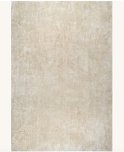 Load image into Gallery viewer, Washable Solid Shag Rug Cream 7&#39;6&quot; x 9&#39;4&quot;
