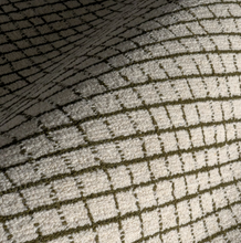 Load image into Gallery viewer, Melrose Checked Rug Cream/Green 3&#39;x5&#39;
