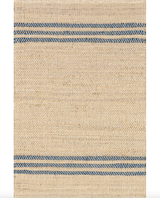 Meadow Striped Jute Area Rug 4'x6'