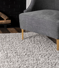 Load image into Gallery viewer, Kara Shag Area Rug 5' 3" x 7' 7" Gray
