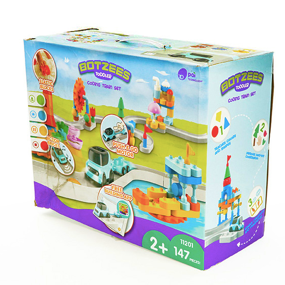 Botzees Toddler Coding Train Set 14x17in