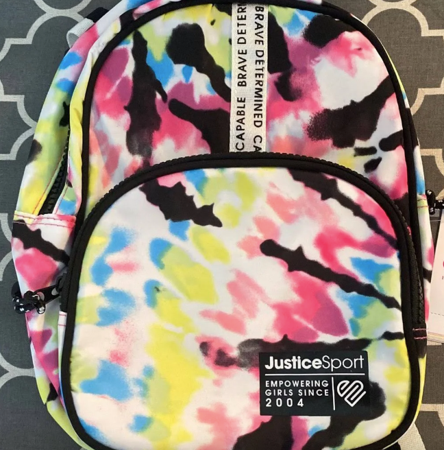 Justice Mini Sports Bag 10.75" x 7.75"