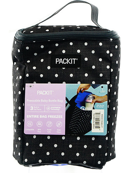 Freezable Baby Bottle Bag - Polka Dot