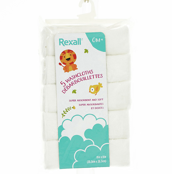 Rexall™ Washcloths - 5Pk