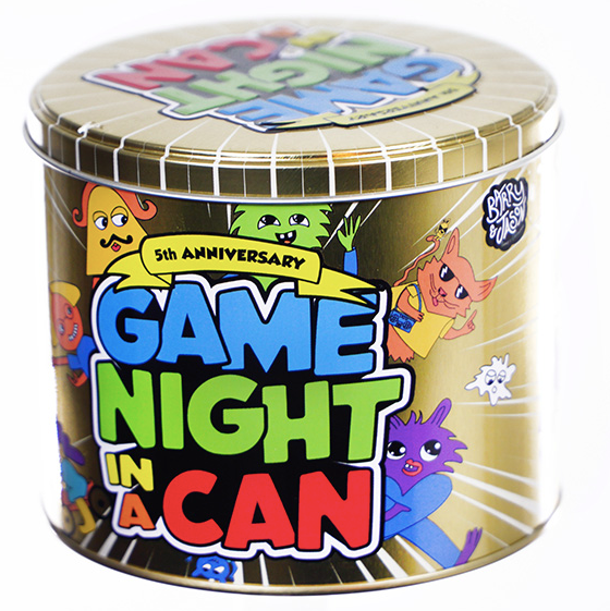 Game Night In A Can 5Th Anniversary Ages 7+