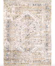 Load image into Gallery viewer, Madisson Vintage Faded Medallion Area Rug Gold 4'x6'
