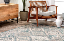 Load image into Gallery viewer, Vintage Tile Becca Area Rug Blue 9' x 12'
