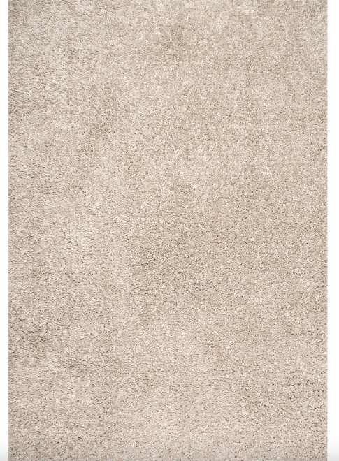 Kara Shag Area Rug Beige 9' x 12'