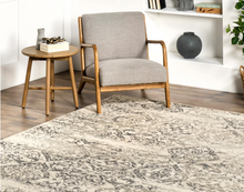 Load image into Gallery viewer, Vintage Freja Area Rug Beige 6' 7" x 9'
