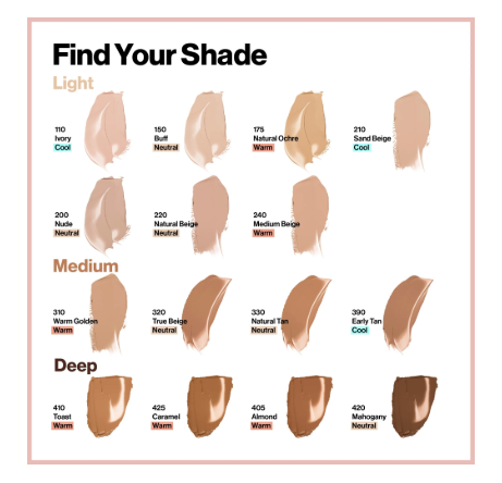 Revlon ColorStay Full Coverage Cream Foundation Makeup, Matte Finish, 330 Natural Tan, 1.0 fl oz (Copy)