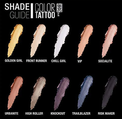 Maybelline Color Tattoo Cream Eyeshadow Up To 24Hr Longwear