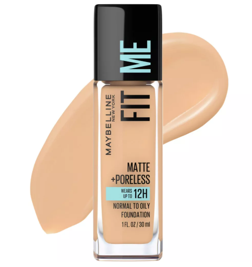 Maybelline Fit Me Matte + Poreless Oil Free Liquid Foundation - 1 fl oz