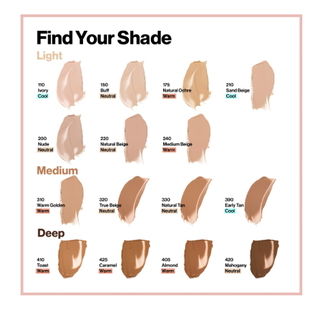 Revlon ColorStay Full Coverage Cream Foundation Makeup, Matte Finish, 1oz