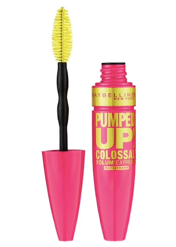 Maybelline Volum Express Pumped Up, Colossal Waterproof Mascara, Classic Black