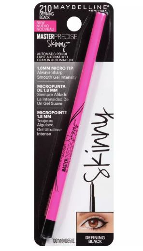 Maybelline Eyestudio Master Precise Skinny Gel Pencil - 210 Defining Black - 0.004oz
