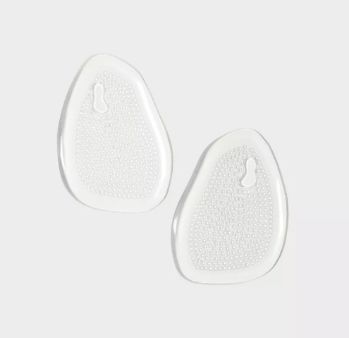 Foot Petals Ball of Foot Gel Insoles Shoe Cushion Clear - 3pair