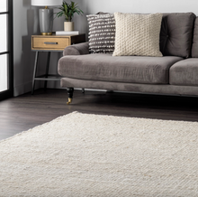 Load image into Gallery viewer, Hailey Hand Woven Jute Area Rug Ivory 11'6"x14'6"
