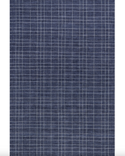 Load image into Gallery viewer, Charlie Plaid Wool Area Rug Blue 8' x 10'

