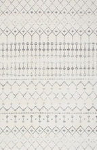 Load image into Gallery viewer, Moroccan Blythe Area Rug Grey 9' x 12'
