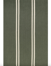Load image into Gallery viewer, Elowen Double Striped Wool Area Rug Sage Green 9' x 12'
