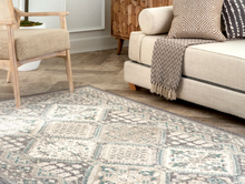 Load image into Gallery viewer, Vintage Tile Becca Area Rug Charcoal 8' x 10'
