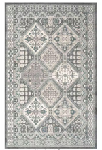 Load image into Gallery viewer, Vintage Tile Becca Area Rug Charcoal 8' x 10'
