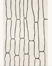 Load image into Gallery viewer, Nazco Abstract New Zealand Wool Area Rug Charcoal 10' x 14'
